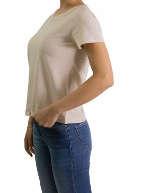 Maglia girocollo con bordo con brillantini